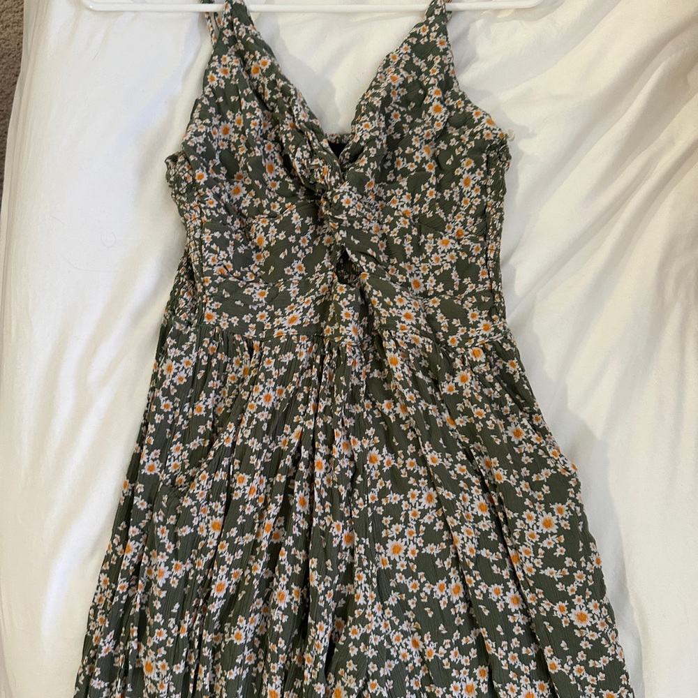 Floral Green Jumpsuit